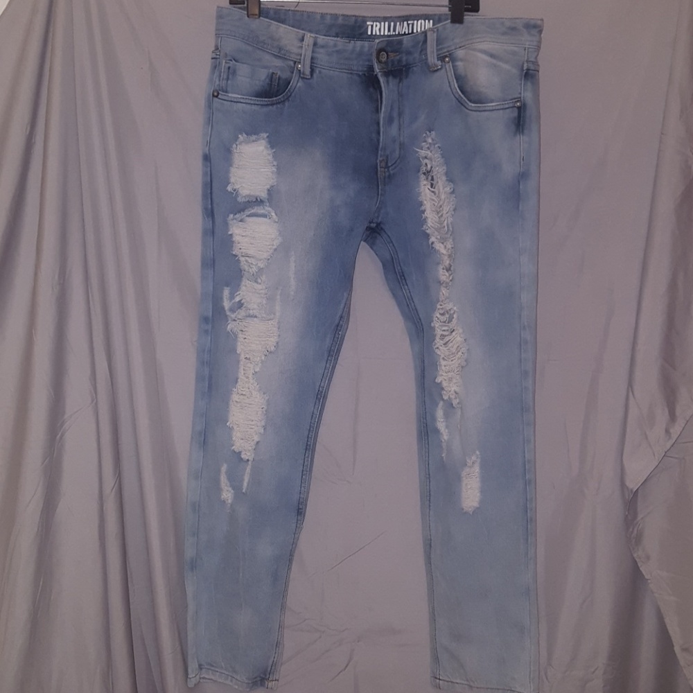 TRILLNATION DISTRESSED JEANS